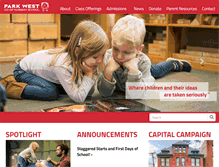 Tablet Screenshot of parkwestcoop.org